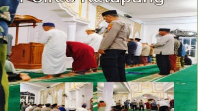 Polisi Hadir di Tengah Masyarakat, Polres Ketapang Gelar Tarawih Keliling, Jaga Harkamtibmas di Bulan Ramadhan