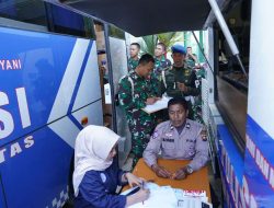 Wujudkan Tertib Berlalu Lintas, Pomdam XII/Tpr dan Polda Kalbar Gelar SIM Keliling di Makodam