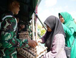 Bantu Ringankan Beban Masyarakat, Kodam XII/Tpr Gelar Bazar Ramadhan Murah