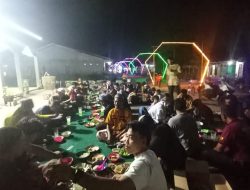 Warga Jalan Pancasila Laut Adakan Kegiatan Syukuran Makan-makan Bersama Dan Jalin Silaturahmi Antar Warga
