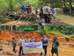 Respons Cepat, Polsek Sekadau Hulu Lakukan Pengecekan dan Pencegahan PETI di Nanga Biaban