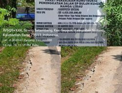 Retak di Masa Pemeliharaan, Proyek Jalan di Sepauk Dipertanyakan