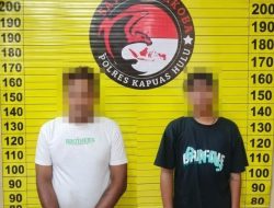 Satresnarkoba Polres Kapuas Hulu Amankan Dua Pelaku Dugaan Narkotika di Empanang