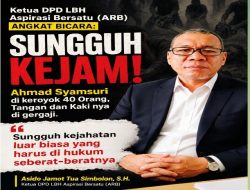 Ketika Suara Warga Terlalu Keras, Diduga Gergaji Menjadi Bahasa Dialog, Ketua DPD LBH ARB: Ini Sungguh Kejahatan Luar Biasa !!!