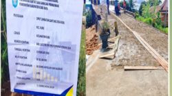 Dugaan Pemotongan Anggaran Proyek Oprit Jembatan Gantung Desa Kubu Minta Diusut !!!