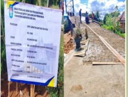 Dugaan Pemotongan Anggaran Proyek Oprit Jembatan Gantung Desa Kubu Minta Diusut !!!
