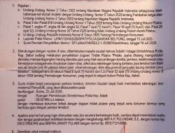 Polda Babel Dalami Dugaan Pelanggaran Perlindungan Konsumen, Bang Doi dan Tiga Pihak Lain Dipanggil