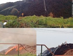 Asap Tebal dari Kebakaran Tangkos di PT BPG Sempat Bikin Warga Panik