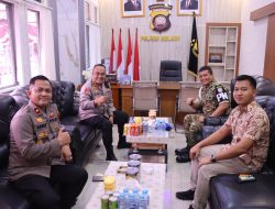 Kapolres Melawi Terima Hangat Kunjungan Dandenpom XII/1 Stg