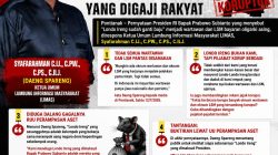 KETUA UMUM LUMBUNG INFORMASI MASYARAKAT: LONDO IRENG BUKAN WARTAWAN & LSM, TAPI PEJABAT KORUP YANG DIGAJI RAKYAT