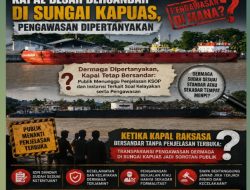 Kapal Besar Bersandar di Sungai Kapuas, Pengawasan Dipertanyakan: Dermaga Sudah Sesuai Standar atau Sekadar Tempat Menepi?