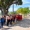 Polres Melawi Bersama BPBD, Manggala Agni, dan Masyarakat Terus Berupaya Padamkan Karhutla di Desa Nusa Kenyikap