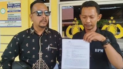 Diduga Dicengkeram dan Didorong Saat Mediasi Parkir, Messa Resmi Adukan MZ ke Polres Singkawang