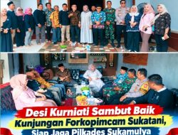 Desi Kurniati Sambut Baik Kunjungan Forkopimcam Sukatani, Siap Jaga Pilkades Sukamulya Aman Kondusif