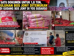 KT-3 Index 94 Hanya Cantumkan 1.888 Kg Bawang Merah, Temuan di Gudang Jony Bikin Pertanyaan