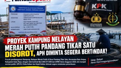 Proyek Kampung Nelayan Merah Putih Padang Tikar Satu Disorot, APH Diminta Segera Bertindak!