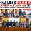 DPRD Kalbar Perkuat Finalisasi Perubahan Perda PDRD, Asosiasi Pertambangan Dorong Tata Kelola IPERA Yang Berkeadilan