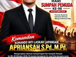 Sambut Sumpah Pemuda ke-98, Komandan KIL Apriansah Ajak Warga Bersama Jaga Pontianak Tetap Kondusif